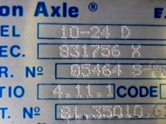 Grupo diferencial HY 0855 9X37 Man LC 11.224