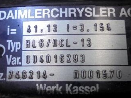 Grupo diferencial HL6 13x41 Mercedes OC 500