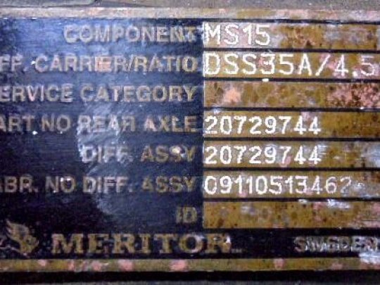 Grupo diferencial MS 15 8X36 Renault Premium 310 dxi