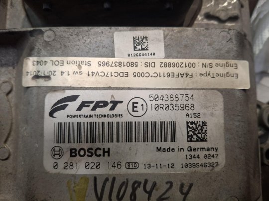 Centralita motor 0281020146 Iveco Eurocargo 180E25