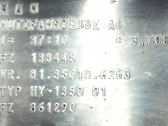Nez-de-pont (différentiel) HY 1350 10X37 Man TGA 18.480
