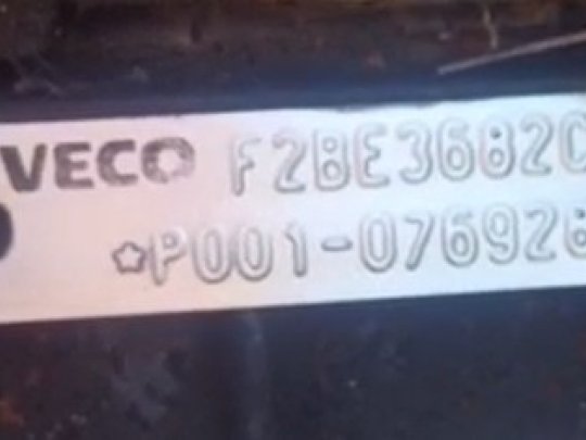 Moteur F2 BE 3682 C Iveco 491E