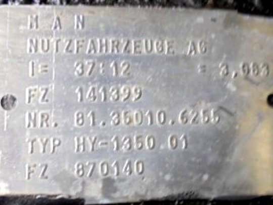 Grupo diferencial 21913600 P02 Man TGA 18.430