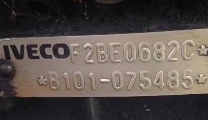 Motor F2 BE 0682 C Iveco 491E  - 1