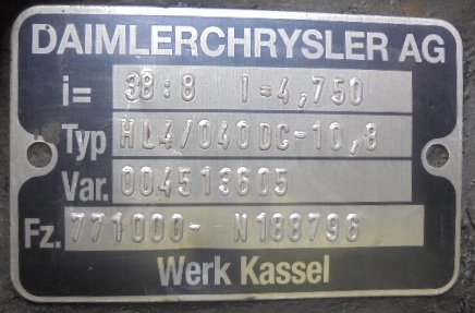 Grupo diferencial Mercedes Atego 1223  - 1