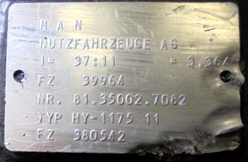 Grupo diferencial HY 1175 11X37 Man LC 13.264  - 1