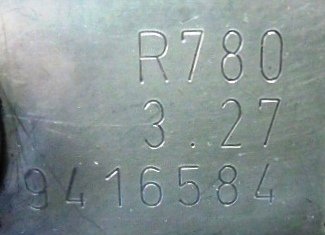 Nez-de-pont (différentiel) R780 11X36 Scania R R500  - 1