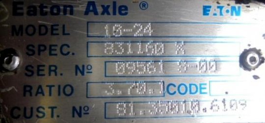Grup diferencial HY 0855 10X37 Man LC 8.224  - 1