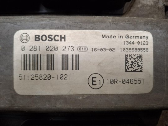 Centralita motor 0281020273 Man TGX 18.480  - 1