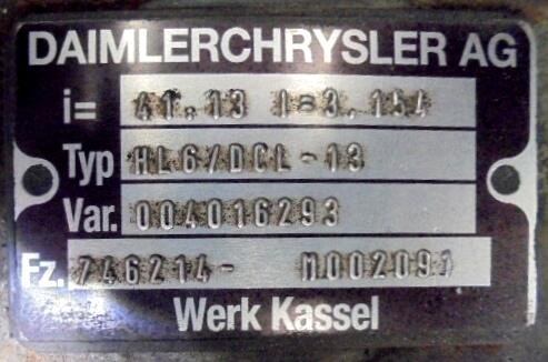 Grupo diferencial HL6 13x41 Mercedes OC 500  - 1