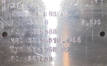 Grupo diferencial HY 1350 8x37 Man TGM 18.340  - 1