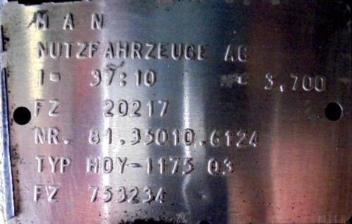 Grupo diferencial HY 1175 10X37 Man TGA 18.410  - 1
