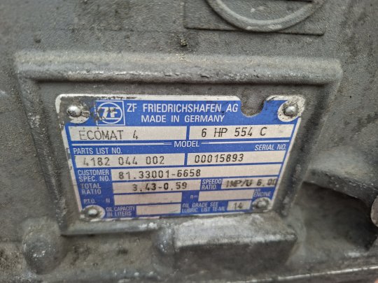 Caja cambios 6 HP 554 C Man Lions city  - 1