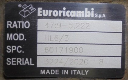 Grupo diferencial HL6 9X47  Mercedes OC 500  - 1