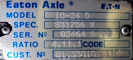 Grupo diferencial HY 0855 9X37 Man LC 11.224  - 1