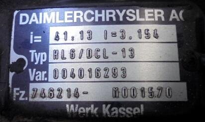 Grupo diferencial HL6 13x41 Mercedes OC 500  - 1