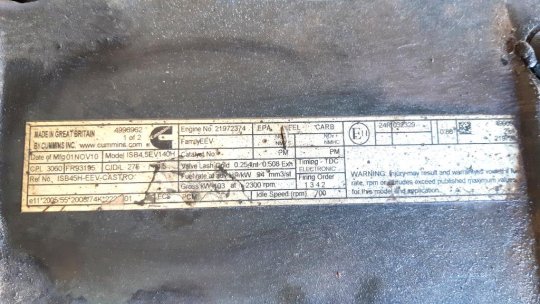 Moteur ISB4 5 EV 140H  - 1