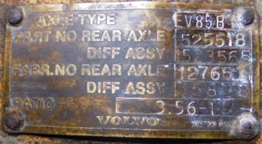 Grupo diferencial EV85B 9X32 Volvo F10 F10/320  - 1