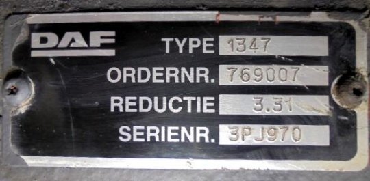 Grupo diferencial Daf CF 75 75.360  - 1
