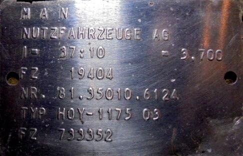 Grupo diferencial HY 1175 10X37 Man 18.410 HOCL  - 1
