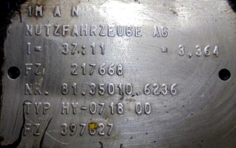 Grupo diferencial HY 0718 11X37 Man TGL 8.180  - 1