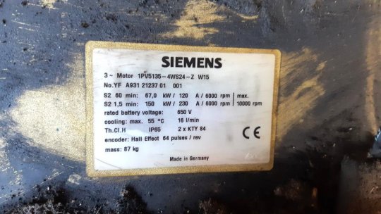Motor de inducción 1PV5135-4WS24-Z W15  - 1
