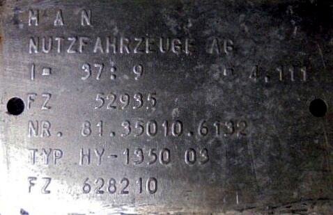 Grupo diferencial Man TGA 26.360  - 1