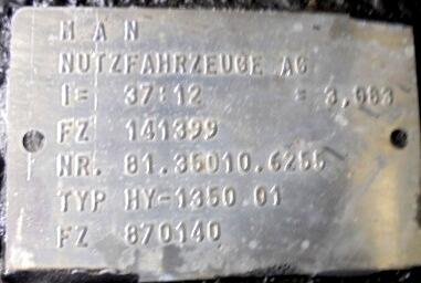 Grupo diferencial 21913600 P02 Man TGA 18.430  - 1