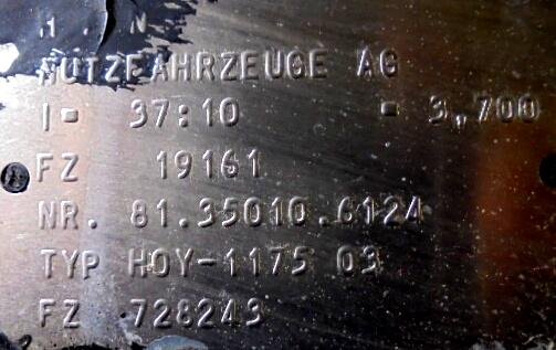 Grupo diferencial HY 1175 10X37 Man TGA 18.410  - 1
