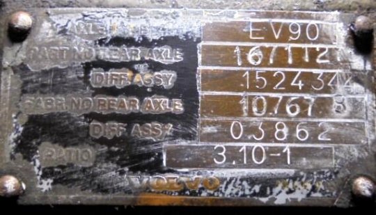 Differential unit EV90 10X31 Volvo FH12 420  - 1