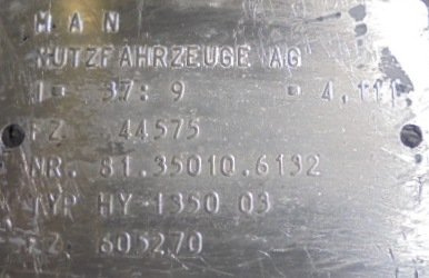 Grupo diferencial Man TGA 18.310  - 1