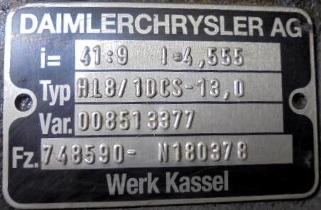 Grupo diferencial Mercedes Atego 1828  - 1